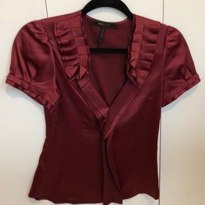 BCBG Ruffled Top